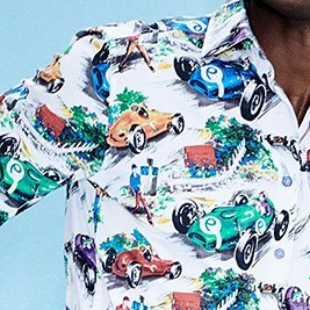 Robert Graham XL LEGENDS Short Sleeve Sport Shirt